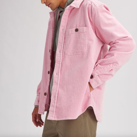 ⬇️ Stoic Corduroy Overshirt - Men's in Pink Size Medium - Picture 3 of 12